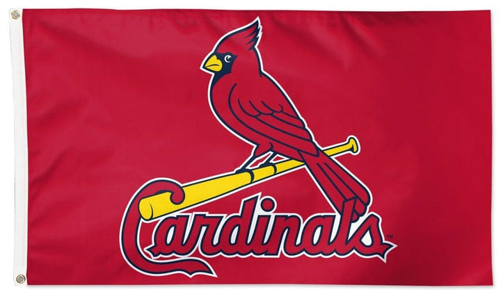 St Louis Cardinals Flag 3x5 Batting Bird Logo heartlandflags