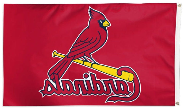 St Louis Cardinals Flag 3x5 Batting Bird Logo heartlandflags