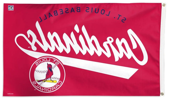 St Louis Cardinals Flag 3x5 Cooperstown Logo heartlandflags