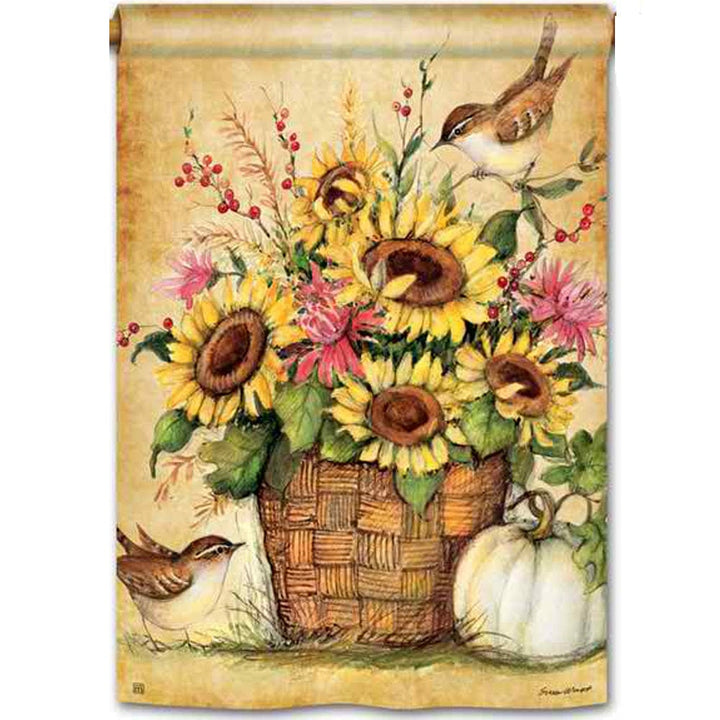 Sunflower Mix Flag 2 Sided Decorative House Banner heartlandflags