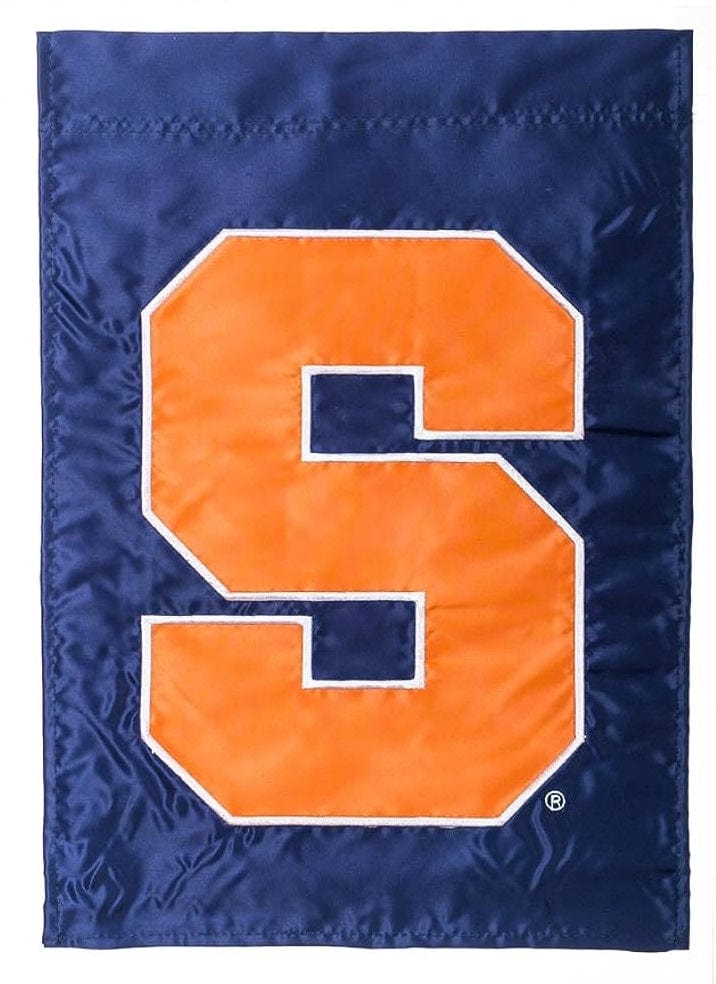 Syracuse University Garden Flag 2 Sided Applique Logo heartlandflags