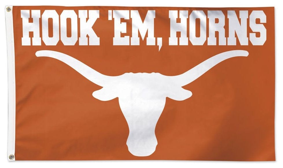 Texas Longhorns Flag 3x5 Hook 'Em Horns heartlandflags