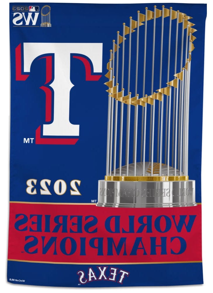 Texas Rangers Banner 2023 World Series Champions heartlandflags