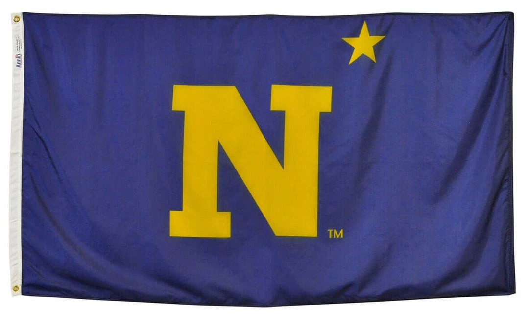 US Naval Academy Flag 3x5 N Logo heartlandflags