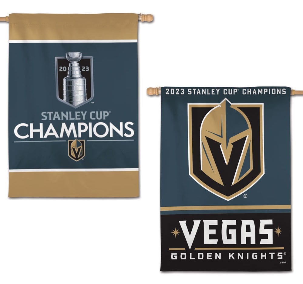 Vegas Golden Knights Banner 2 Sided Stanley Cup Champions heartlandflags