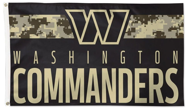 Washington Commanders Flag 3x5 Camo Standard Issue heartlandflags