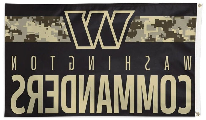 Washington Commanders Flag 3x5 Camo Standard Issue heartlandflags