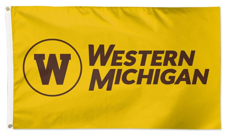 Western Michigan Flag 3x5 Yellow heartlandflags