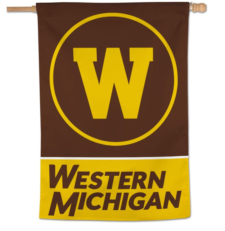 Western Michigan Flag Vertical House Banner heartlandflags