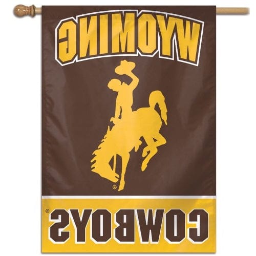 Wyoming Cowboys Flag Vertical House Banner heartlandflags