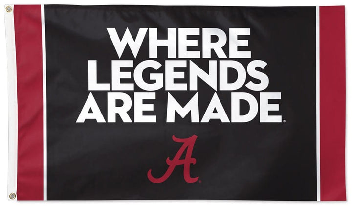 Alabama Crimson Tide 3x5 Flag Where Legends Are Made heartlandflags