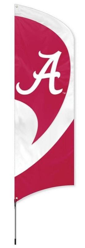 Alabama Crimson Tide Flag Tall Team Feather Flag With Flagpole heartlandflags