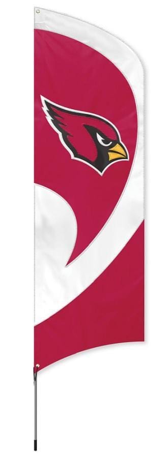 Arizona Cardinals Tall Team Feather Flag with Flagpole heartlandflags