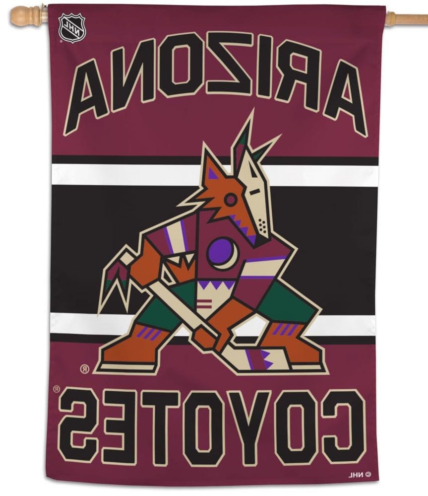 Arizona Coyotes Flag Vertical Mascot House Banner heartlandflags