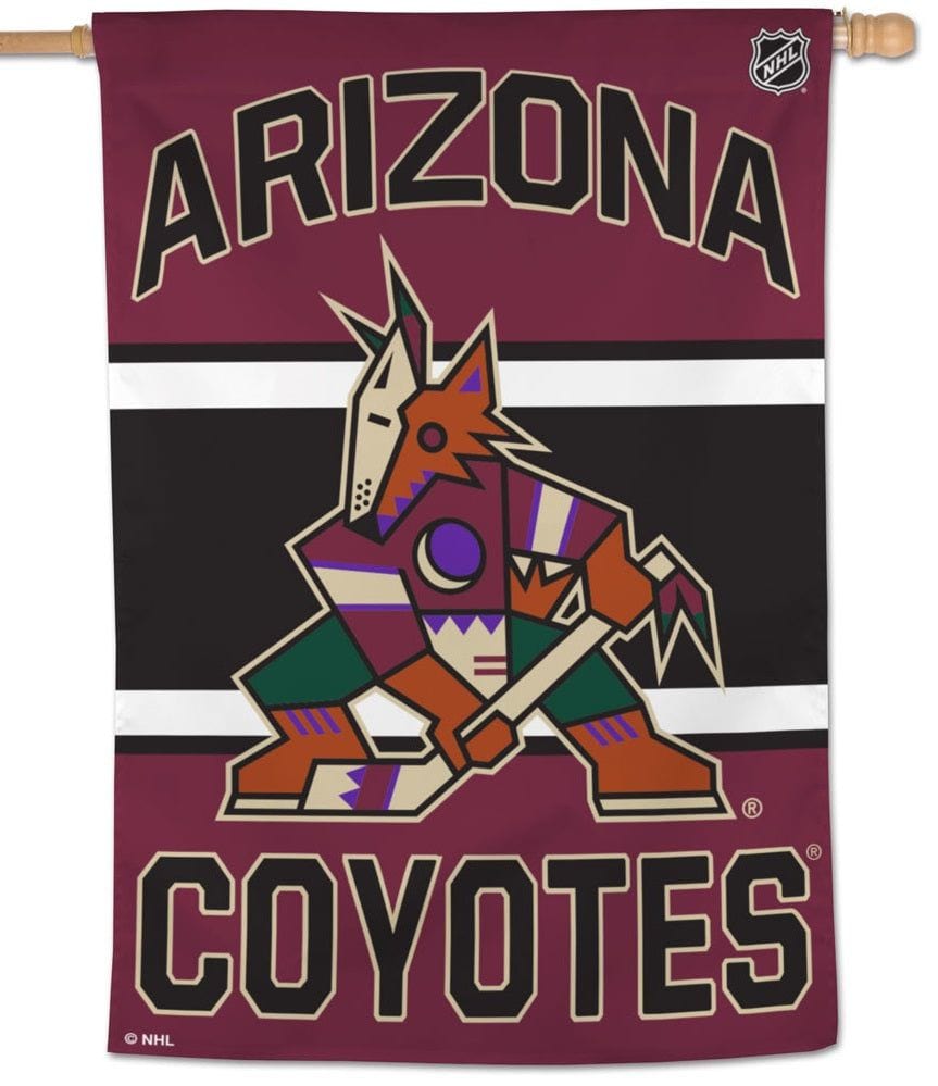 Arizona Coyotes Flag Vertical Mascot House Banner heartlandflags