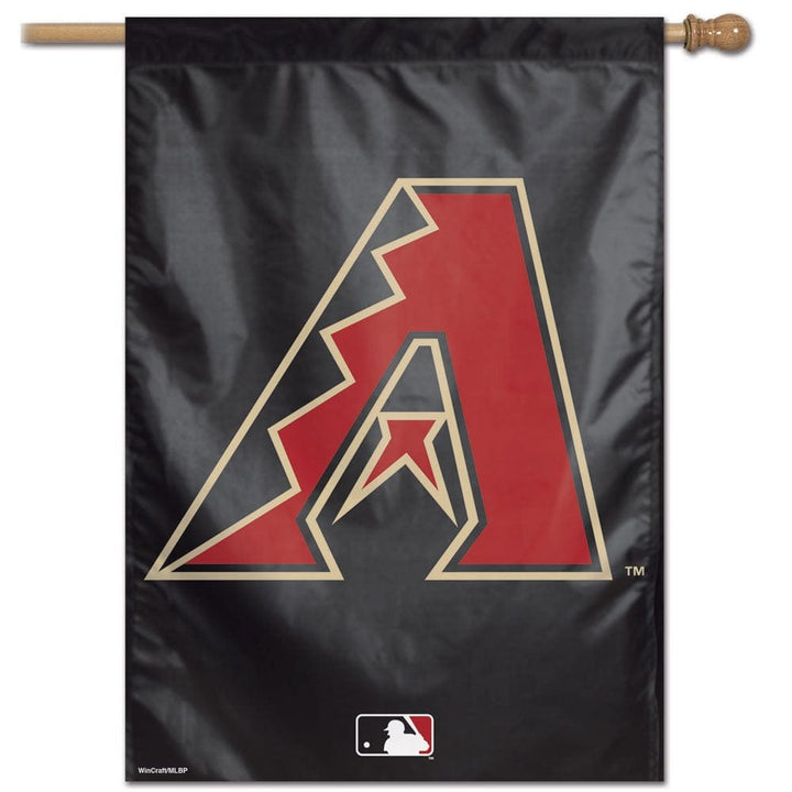 Arizona Diamondbacks Flag Veritcal House Banner Black heartlandflags