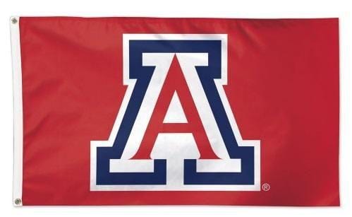 Arizona Wildcats Flag 3x5 Logo on Red heartlandflags