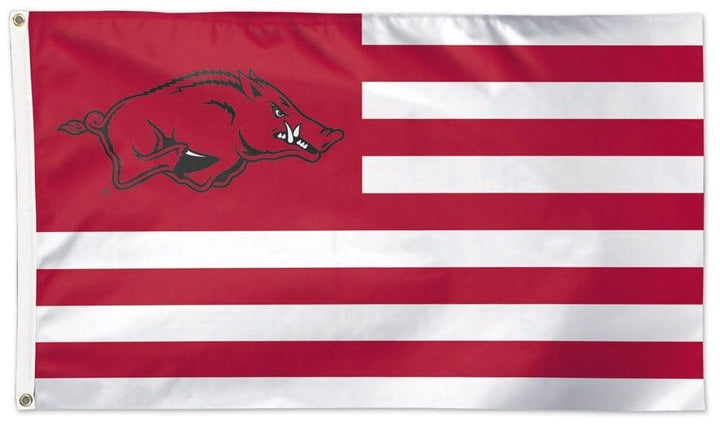 Arkansas Razorbacks Flag 3x5 Stripes Americana heartlandflags