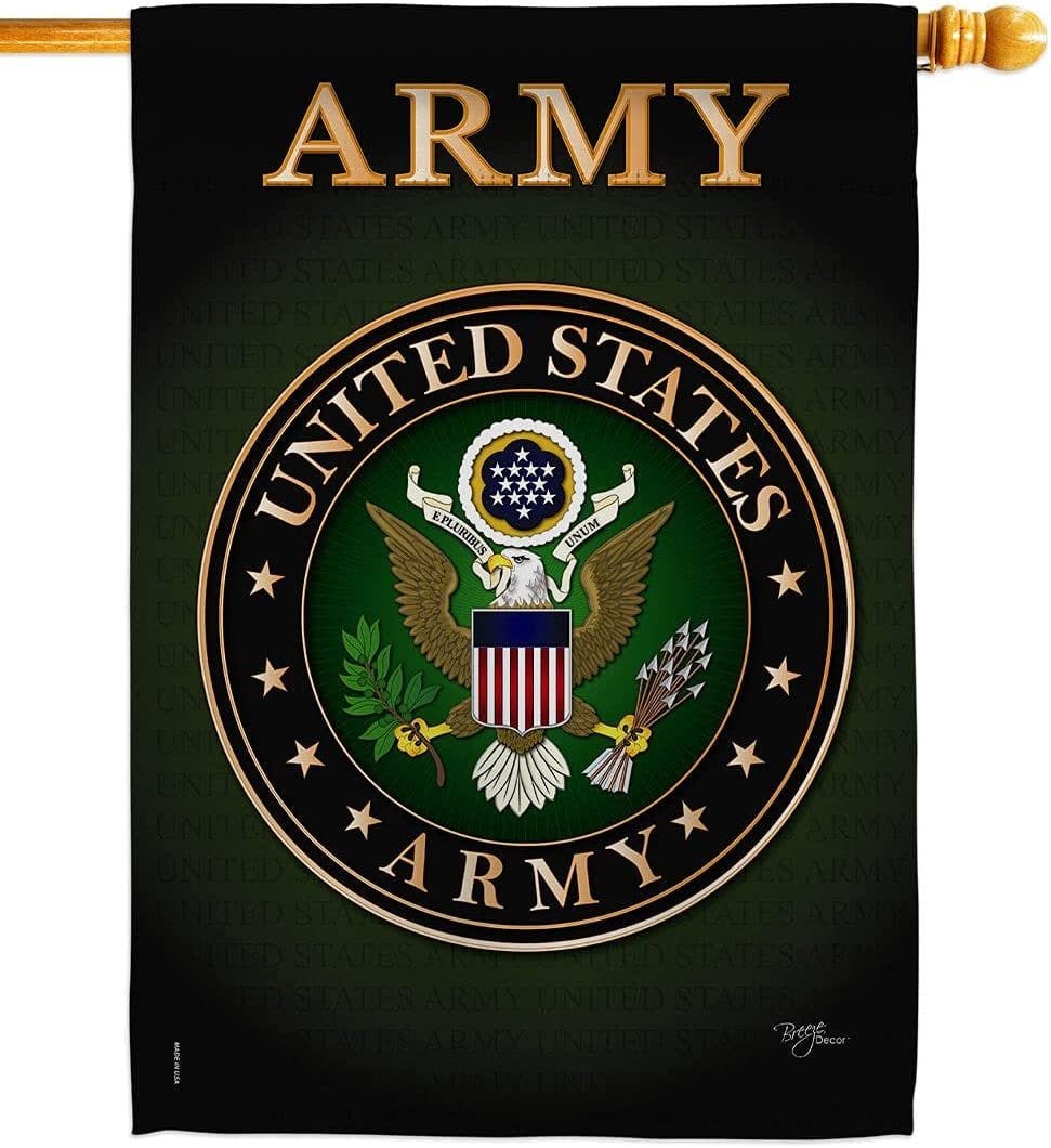 Army Flag 2 Sided Vertical House Banner heartlandflags