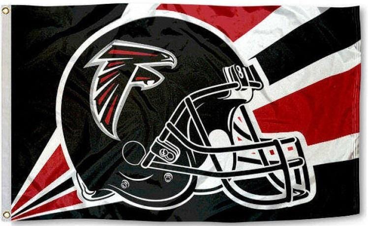 Atlanta Falcons Flag 3x5 Helmet Logo heartlandflags