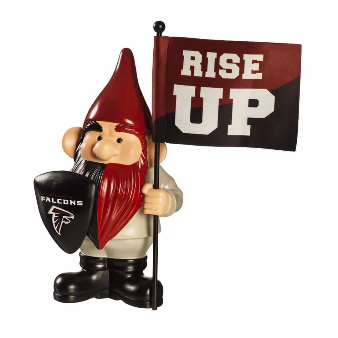 Atlanta Falcons Gnome with Flag Rise Up heartlandflags