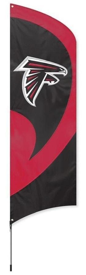 Atlanta Falcons Tall Team Feather Flag with Flagpole heartlandflags