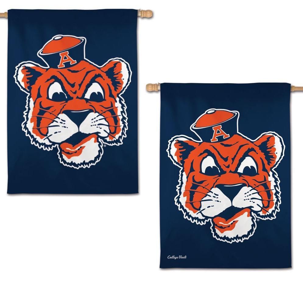 Auburn Tigers Flag 2 Sided Aubie Logo Navy heartlandflags