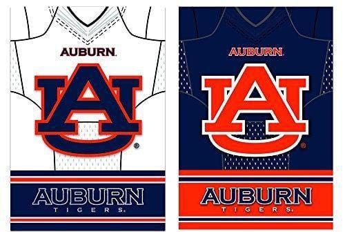 Auburn Tigers Garden Flag 2 Sided Jersey heartlandflags