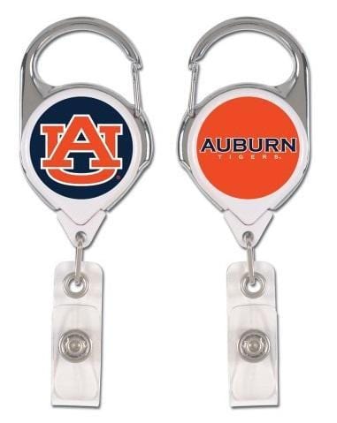 Auburn Tigers Reel 2 Sided Retractable Name Badge Holder heartlandflags