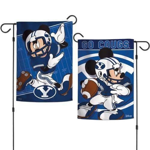 BYU Garden Flag 2 Sided Mickey Mouse Disney heartlandflags