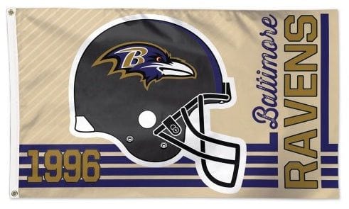 Baltimore Ravens Flag 3x5 Classic Logo heartlandflags