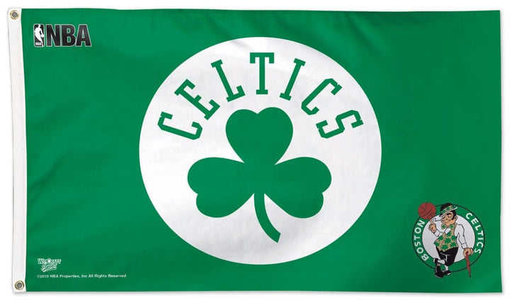 Boston Celtics Flag 3x5 Green Clover heartlandflags