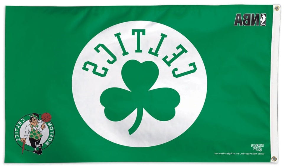 Boston Celtics Flag 3x5 Green Clover heartlandflags