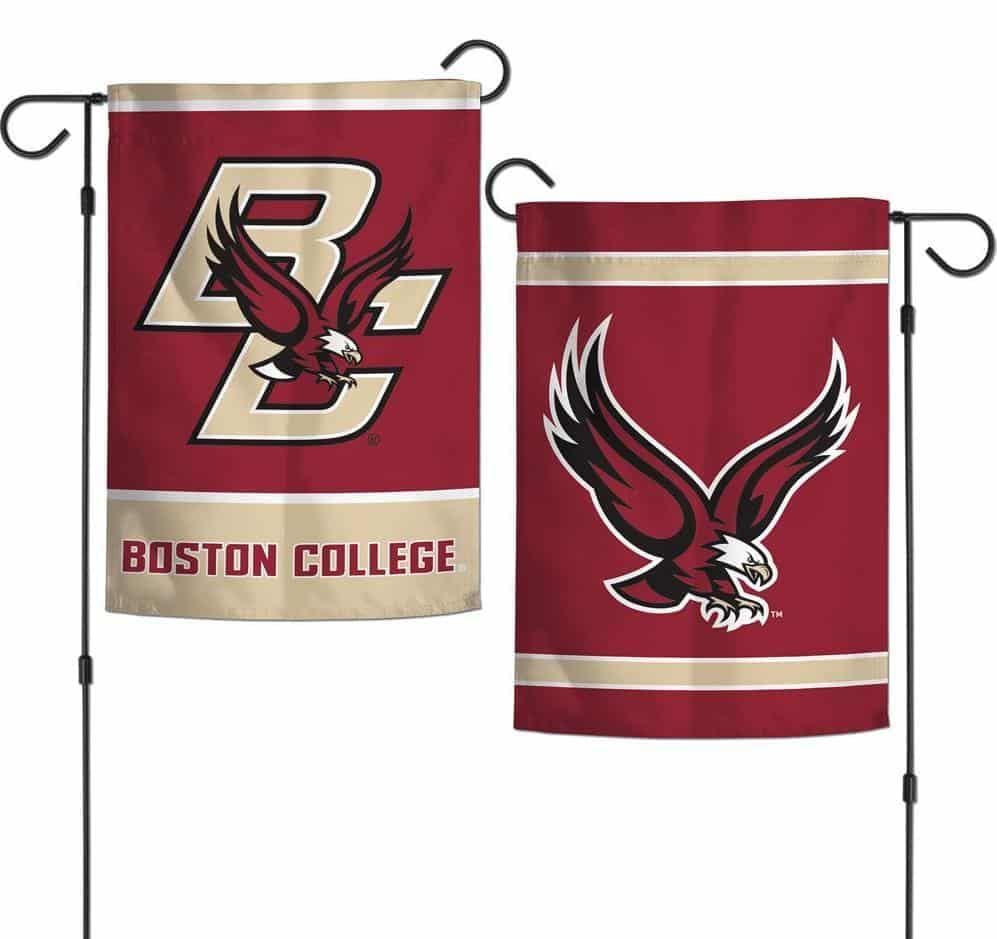 Boston College Garden Flag 2 Sided Logo heartlandflags