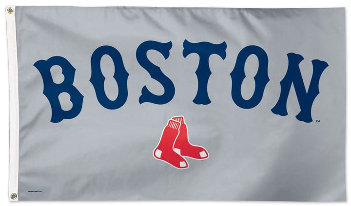 Boston Red Sox Flag 3x5 Grey heartlandflags