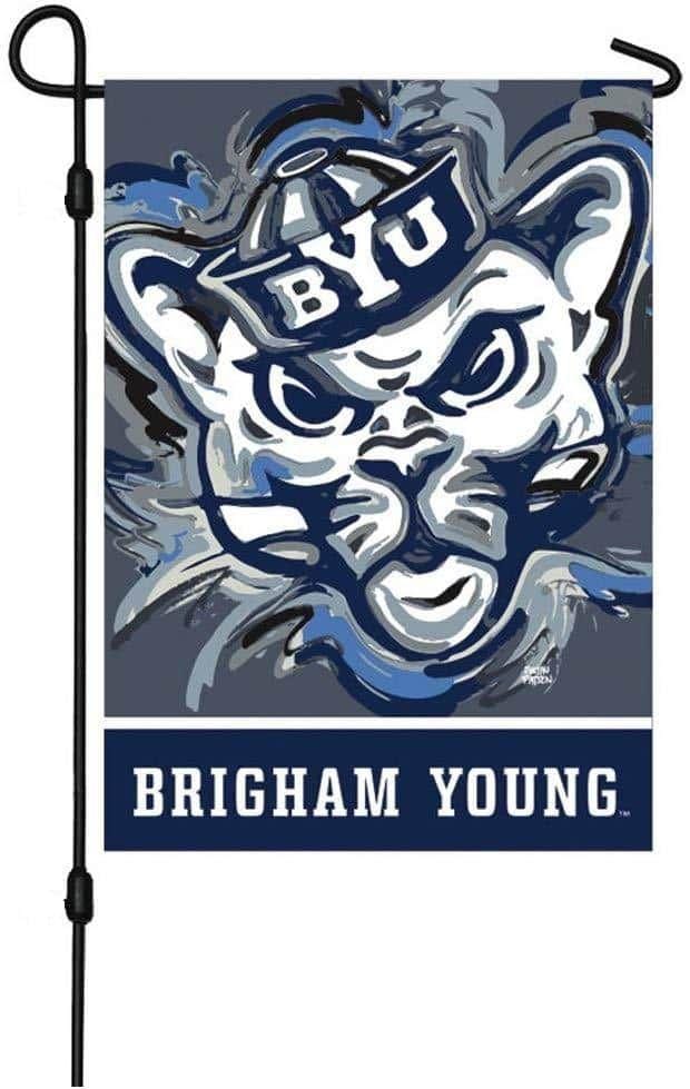 Brigham Young University Garden Flag 2 Sided Justin Patten Cougars heartlandflags