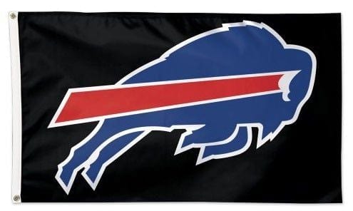 Buffalo Bills Flag 3x5 Black 2 Sided heartlandflags