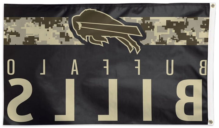 Buffalo Bills Flag 3x5 Military Digi Camo heartlandflags