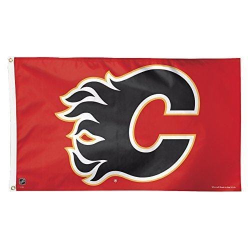 Calgary Flames Flag 3x5 Logo heartlandflags