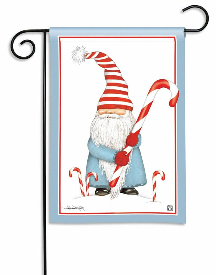 Candy Cane Gnome Christmas Garden Flag heartlandflags