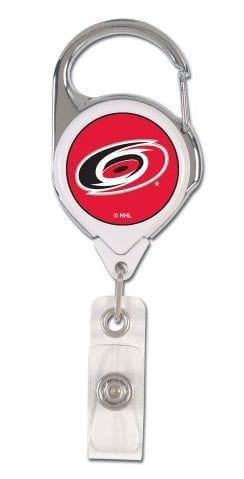 Carolina Hurricanes Reel 2 Sided Retractable Badge Holder heartlandflags