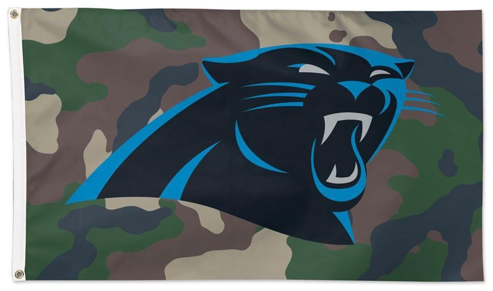 Carolina Panthers Flag 3x5 Military Camo heartlandflags