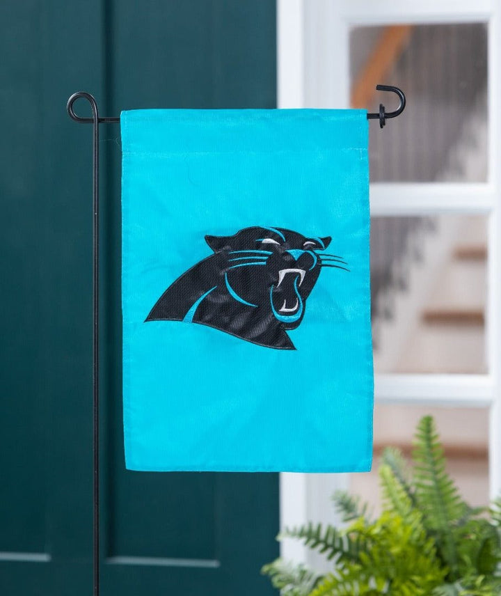 Carolina Panthers Garden Flag 2 Sided Applique heartlandflags