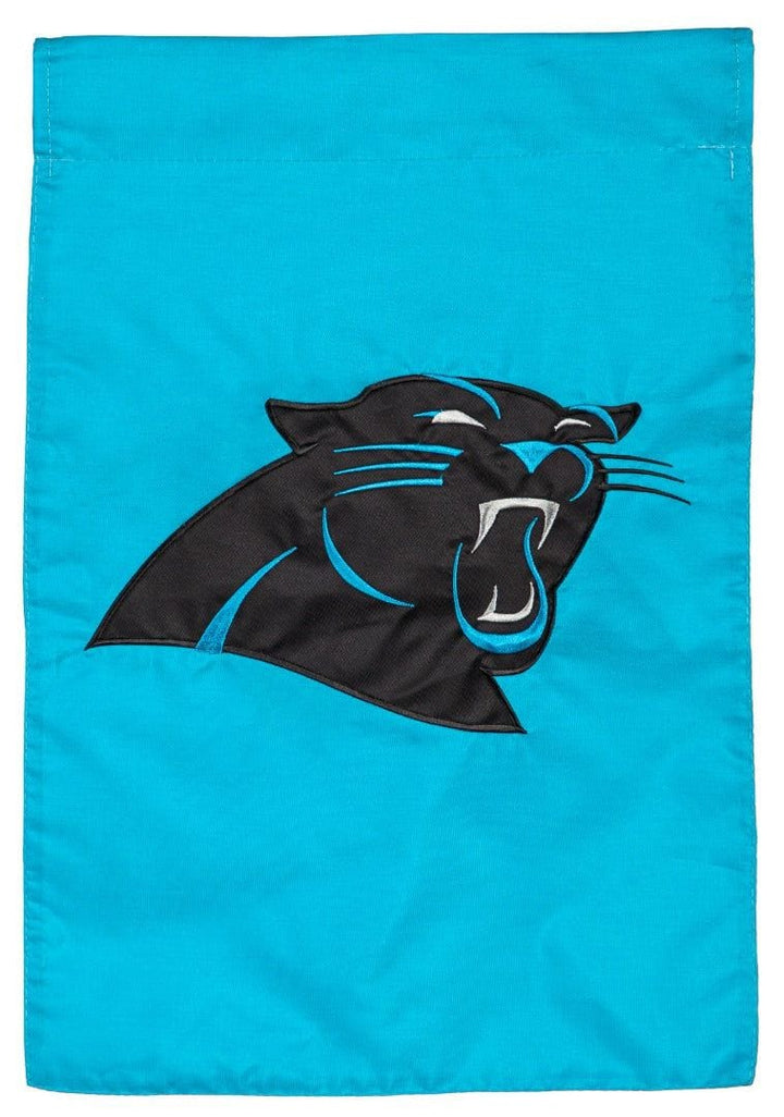 Carolina Panthers Garden Flag 2 Sided Applique heartlandflags