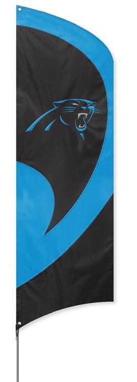 Carolina Panthers Tall Team Feather Flag with Flagpole heartlandflags