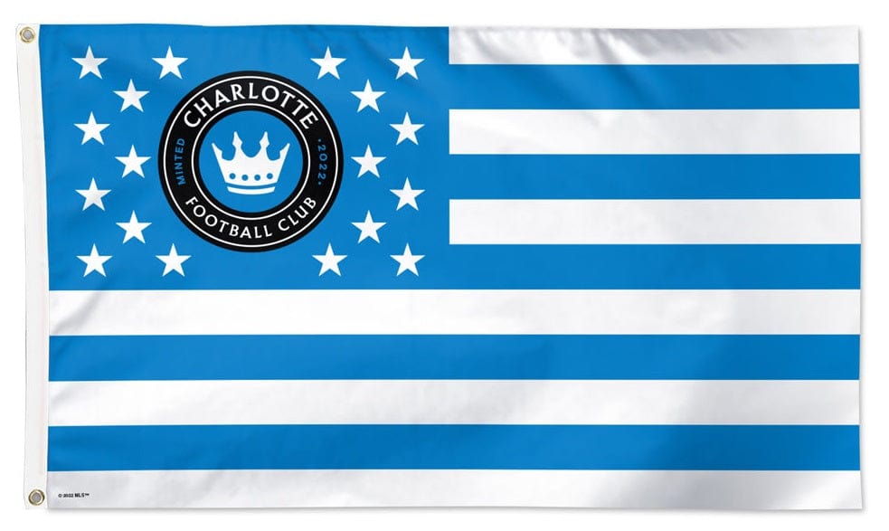 Charlotte FC Flag 3x5 Americana Stars Stripes heartlandflags