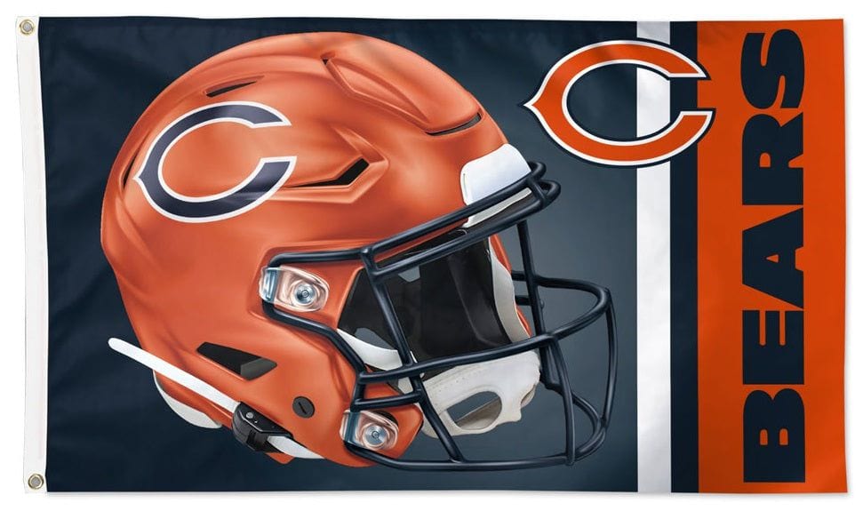 Chicago Bears Flag 3x5 Alternate Helmet heartlandflags