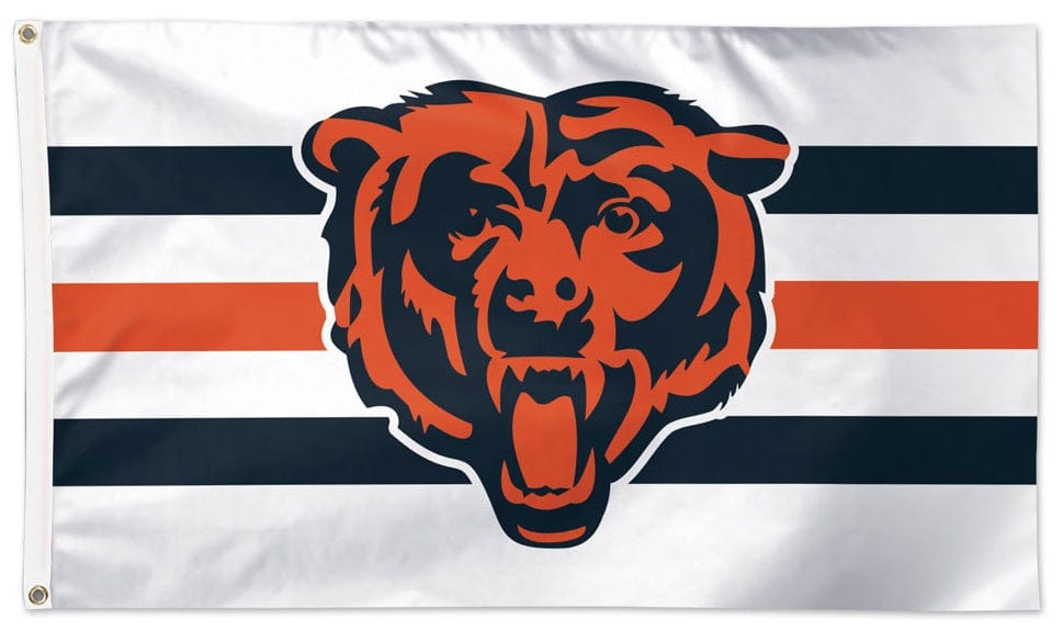 Chicago Bears Flag 3x5 Away Stripe heartlandflags