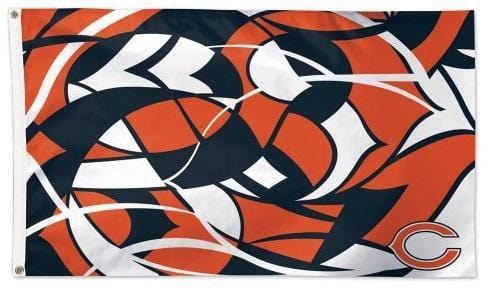 Chicago Bears NFLxFIT 3x5 Flag heartlandflags