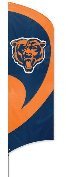 Chicago Bears Tall Team Flag with Flagpole heartlandflags